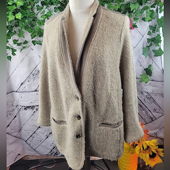 BIANCA Vintage Mohair Angora Blend Cardigan Coat - Picture 1 of 9
